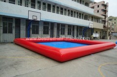 Inflatable square baby swimming pool