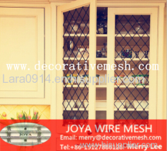 cabinet screen mesh furniture mesh with crimped wire