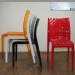 PC transparent dining chairs