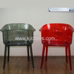 high quality PC armrest dining chair