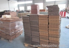 High impact resistant DIY WPC tiles