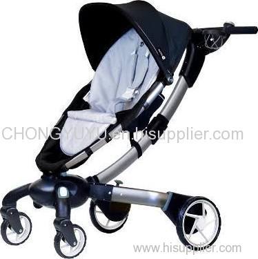 4moms Origami Power Folding Stroller - Silver