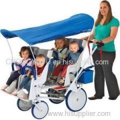 Angeles AFB6800 Runabout 4-Seat Commercial Stroller