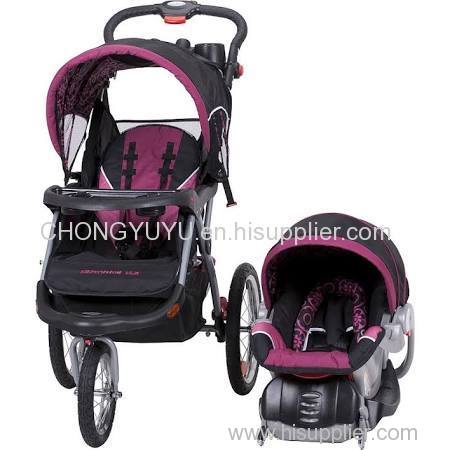 Baby Trend Expedition ELX Travel System Stroller Cerise