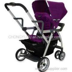 Joovy Caboose VaryLight Stand-On Tandem Stroller in Purpleness