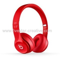 2014 New Beats Solo 2 On-Ear Headphones Red