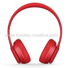 2014 New Beats Solo 2 On-Ear Headphones Red
