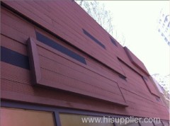 Eco-friendly double faced outdoor WPC wall panel