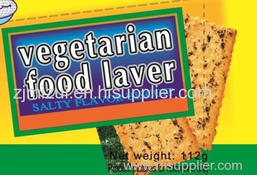 Vegetarian food Laver salty flavor biscuit