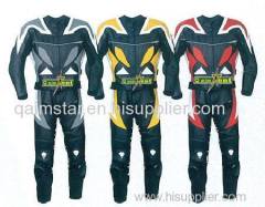 Motorbike custom leather racing suits