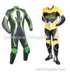 Motorbike custom leather racing suits