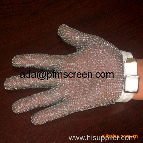 stainless steel safety mesh gloves
