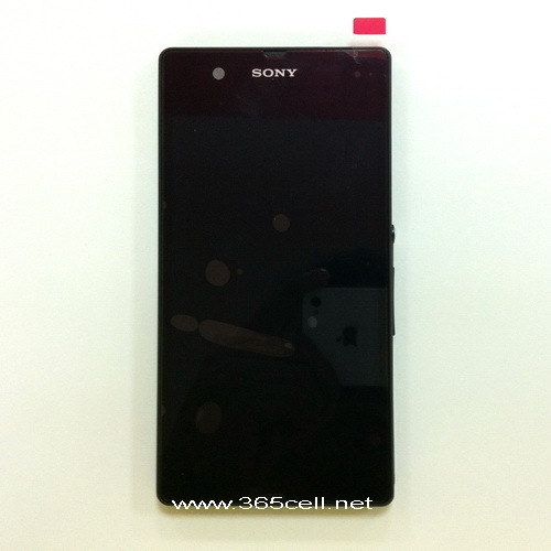 Sony Xperia Z L36h LCD and digitizer assembly with frame