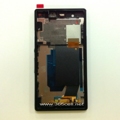 Sony Xperia Z L36h LCD and digitizer assembly with frame