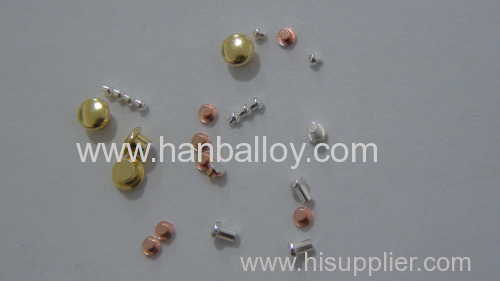 High Corrosion Resistance Electrical Bimetal Rivet Contact for Automotive Relay