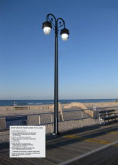 LED street lighting pole