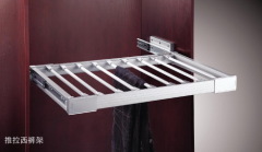 Push in trousers rack