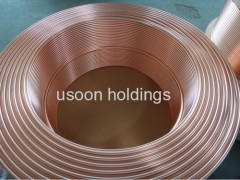 Inner grooved copper pipe