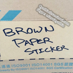 brown kraft paper stickers paper