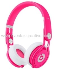 Beats by Dr.Dre Mixr DJ On-Ear Headphones Neon Pink Limited Edition