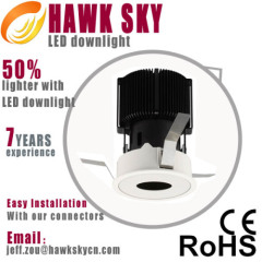 hot sale high lumen CE ROHS 3 years warranty warm white led downlight
