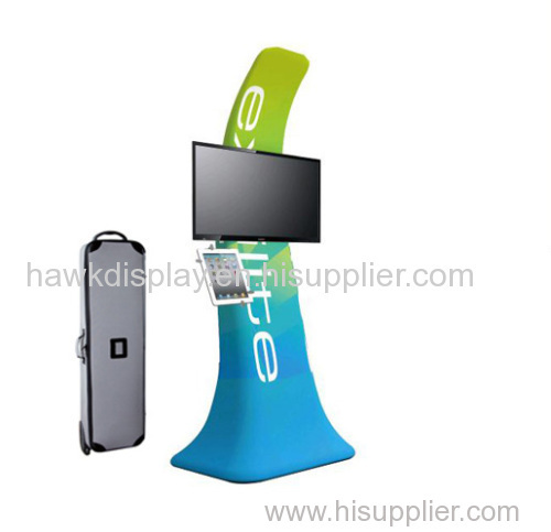 Ipad portable trade show display stand LCD monitor