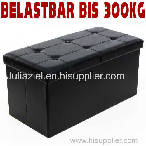 Multifunction folding storage ottoman footstool