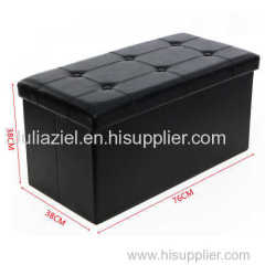 Multifunction folding storage ottoman footstool