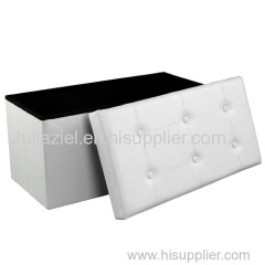 Multifunction folding storage ottoman footstool