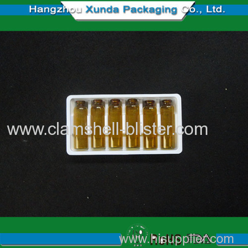 Plastic medical packaging tray
