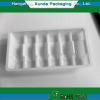 Plastic pharmaceutical packaging vial tray