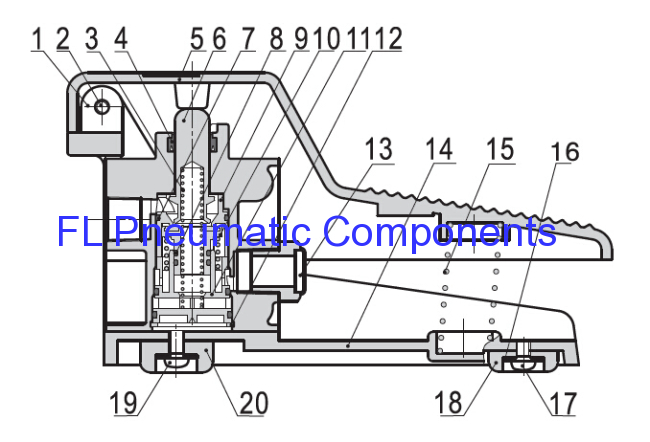 Foot Valve with Lock