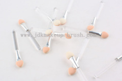 Transparent Short Handle Best Brand Foam Eyeshadow Applicators