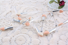 Transparent Short Handle Best Brand Foam Eyeshadow Applicators