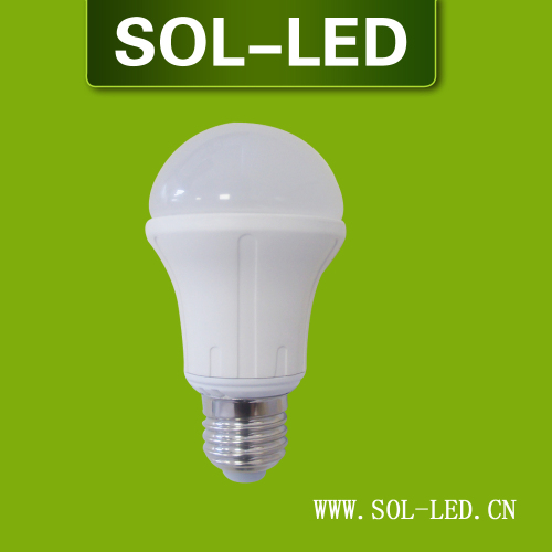SOL 5W 7W 9W Thermal Plastic LED Bulb &gt;450lm