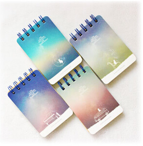 Mini Spiral Bound Notepad With Light Colors