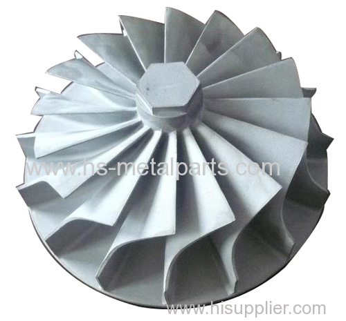 OEM impeller precision turbine wheel steam turbo impeller wheel parts