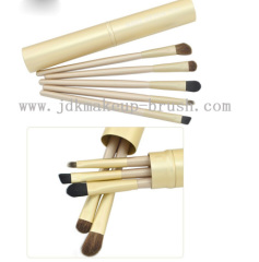 Long Handle Mini Eye Brush Set with Makeup Holder