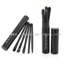 Long Handle Mini Eye Brush Set with Makeup Holder