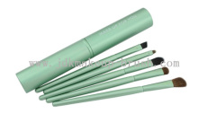 Long Handle Mini Eye Brush Set with Makeup Holder