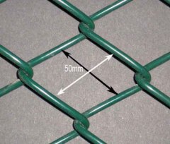 9 gauge chain link fence PVC-coated Cylone Fence