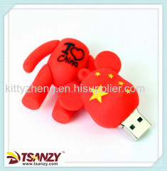 Music doll pvc usb flash memory stick