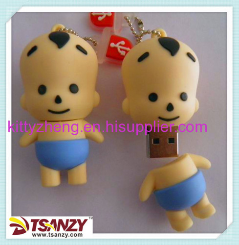 Music doll pvc usb flash memory stick