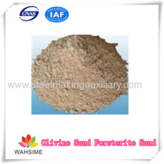 Olivine Sand Forsterite Sand steel making auxiliary refractory china manufacturer price