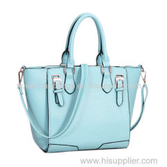 2014 latest designer PU leather handbags tote bag for women