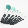 Green Colored Hair Make Up Brush Set Design