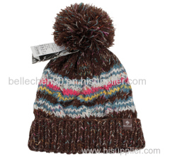 OEM factoriy wholesale knitting winter hats for skiing