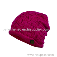 2014 china fashion Wholesale winter knitted hats; knitted beanie caps