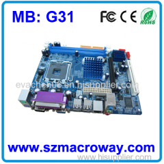 Motherboard G31 DDR2 for Desktop Computer