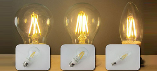 dimmable led fliament bulbs
